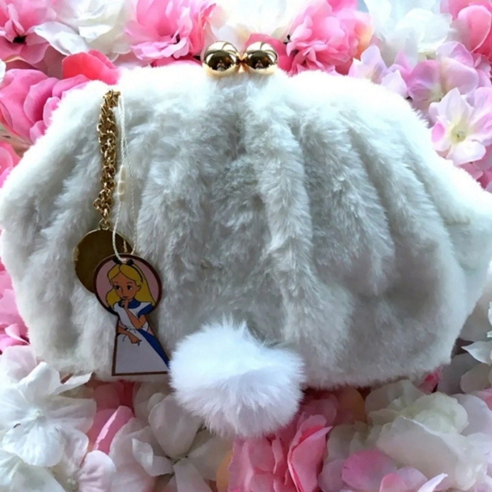 Alice In Wonderland White Rabbit Makeup Clutch - Picture 8 of 10